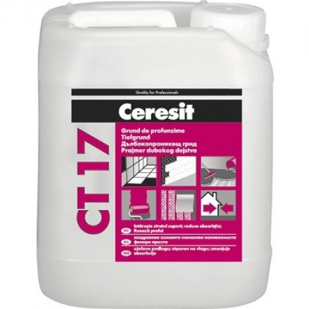 Amorsa perete Ceresit CT 17, interior / exterior, 2 L