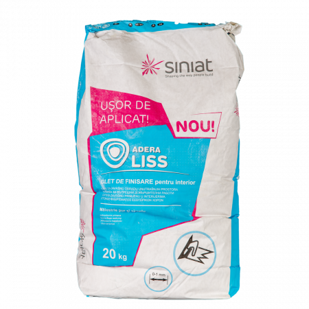 SINIAT GLET DE FINISARE INTERIOR ADERA LISS 20KG