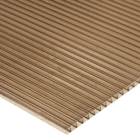 Policarbonat celular, bronze, 6 x 2,10 m x 6mm